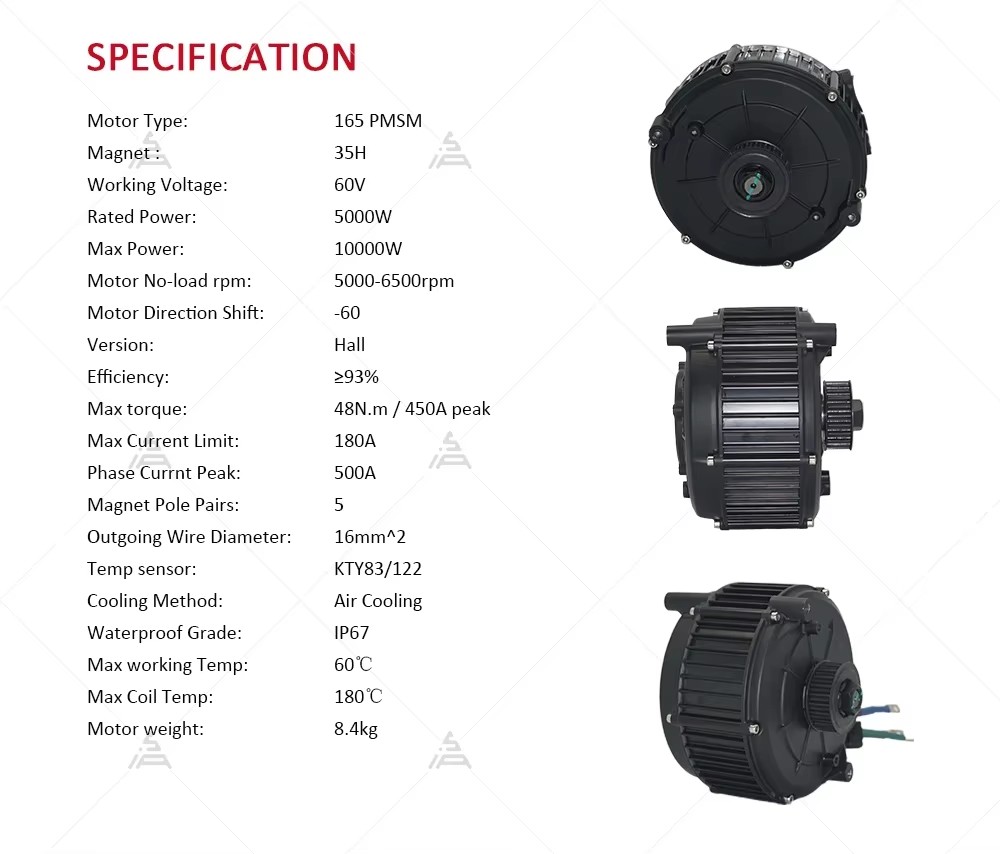 QSMOTOR QS165 V2 5000W 72V Mid - Mid Drive Motor Kit 72V 5000W review and price