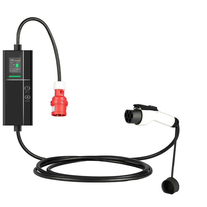 32A 3 Phase Adjustable Portabl - Type 2 Portable Ev Charger 11Kw Cee review and price