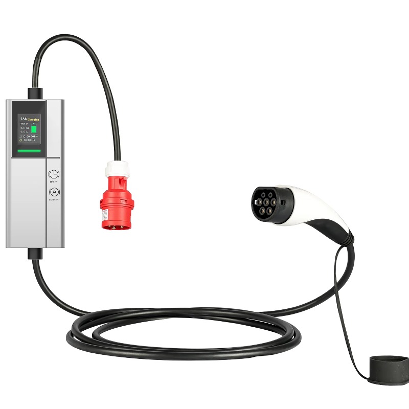 32A 3 Phase Adjustable Portabl - Type 2 Portable Ev Charger 11Kw Cee review and price