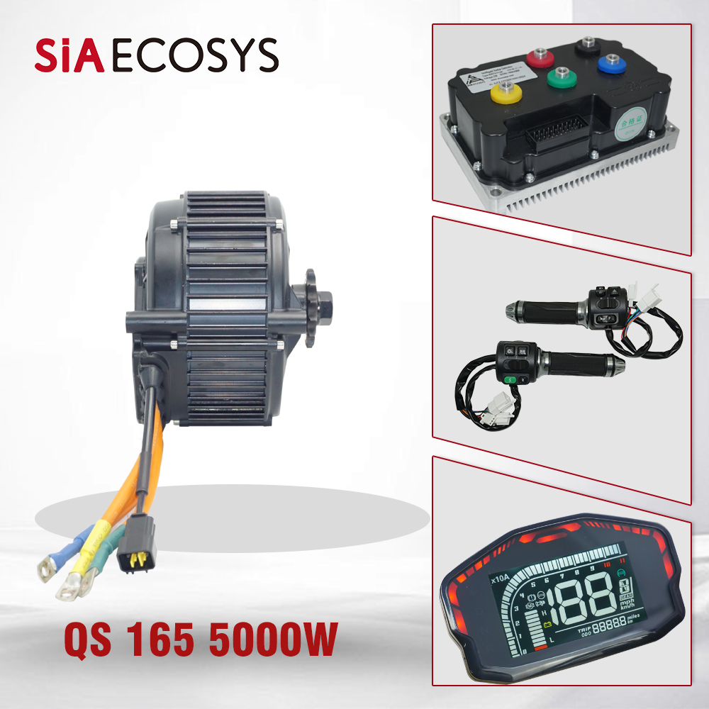 QSMOTOR QS165 V2 5000W 72V 35H - Mid Drive Motor Kit 72V 5000W review and price